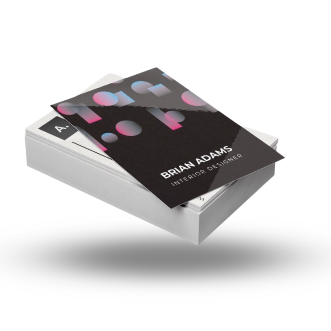 Premium UV coated 16PT business cards